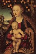 Lucas Cranach the Elder Madonna and Child Under an Apple Tree France oil painting reproduction